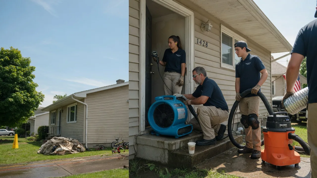 Water Damage Restoration in Mentone, IN near me